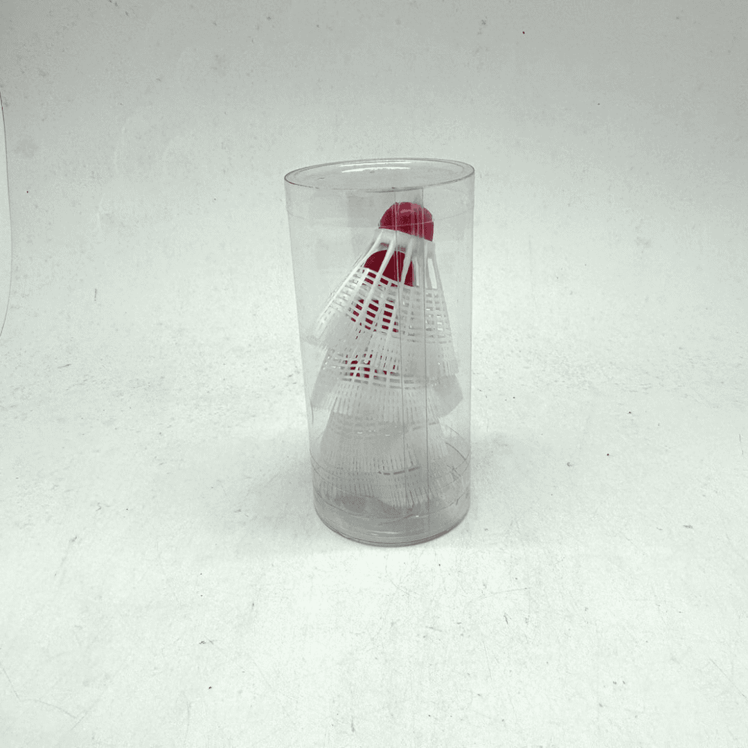 A2153 白色塑膠羽球 4入