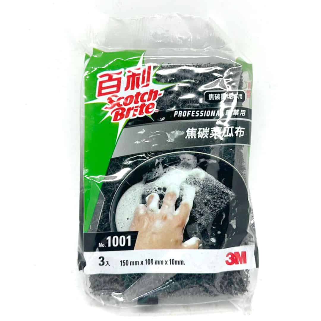 B24694 3M百利焦碳菜瓜布 3入 - 益青貿易公司商品目錄