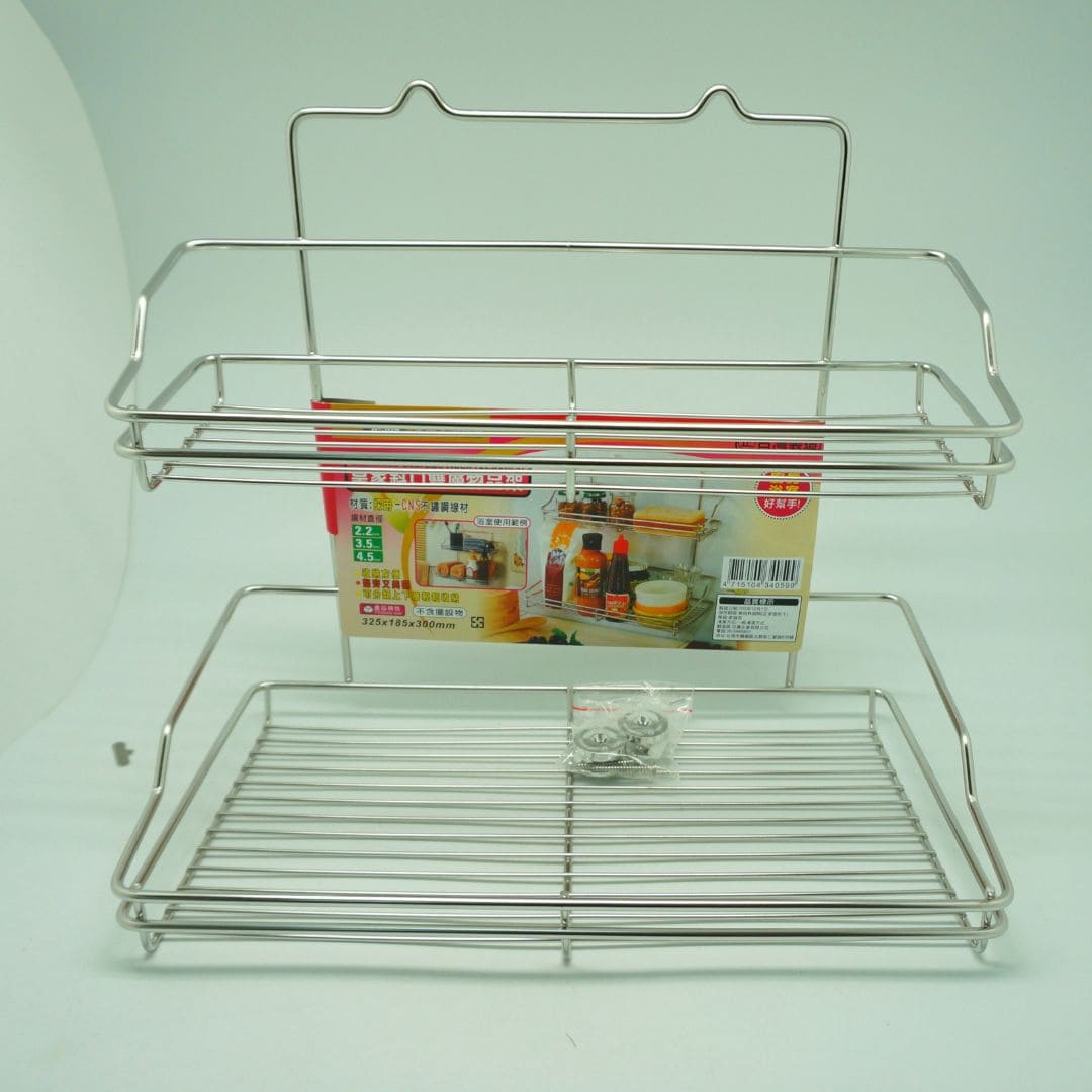 B4706 皇家斜口2層物品架 32.5x18.5x30cm