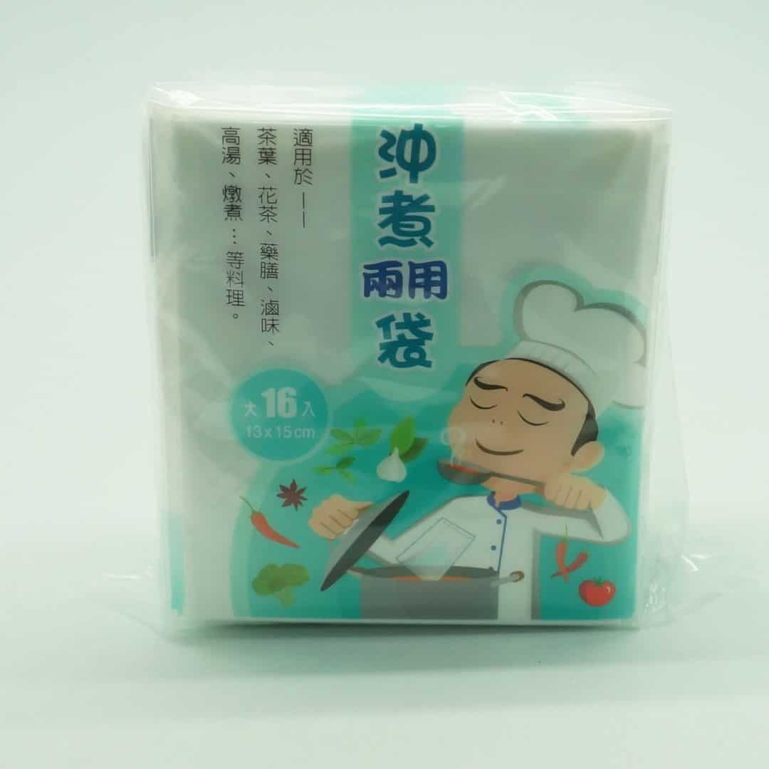 B591743 喜常來沖煮兩用袋 大款 13x15cm 16入
