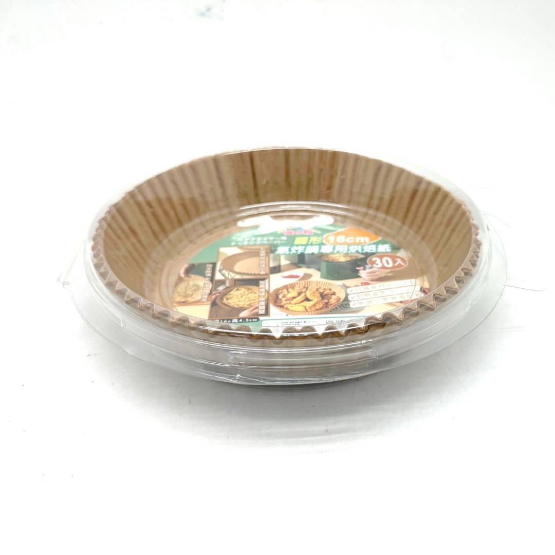 B5919385 優之館氣炸鍋烘焙紙 圓型 直徑16cm 30入