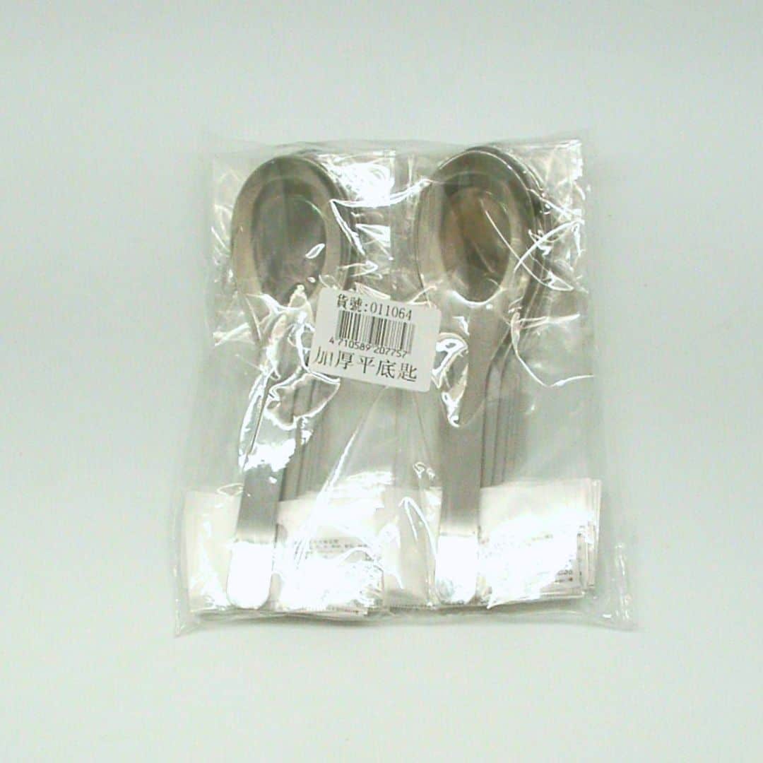 B60043 加厚白鐵平底匙