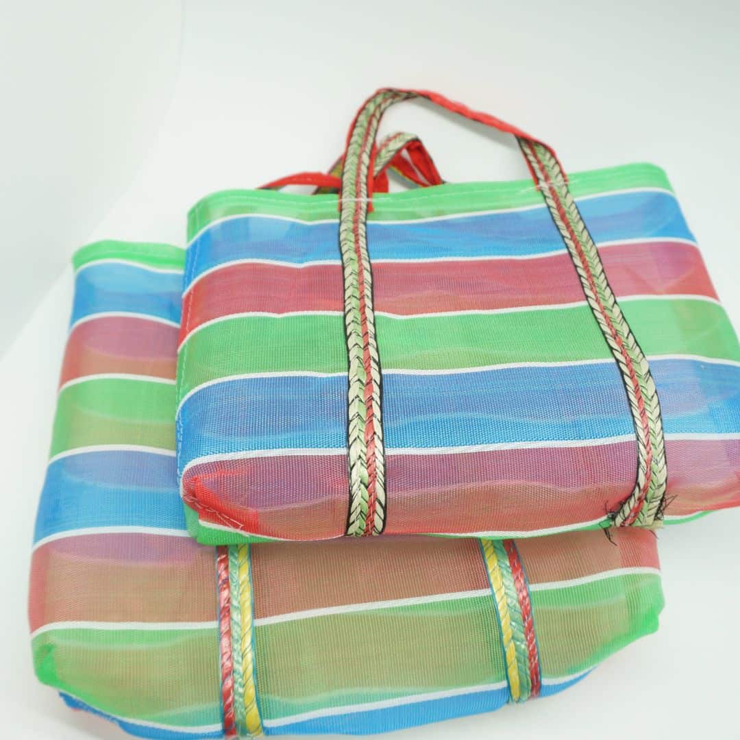 B7524 金獅牌塑膠短耳手提袋 4號