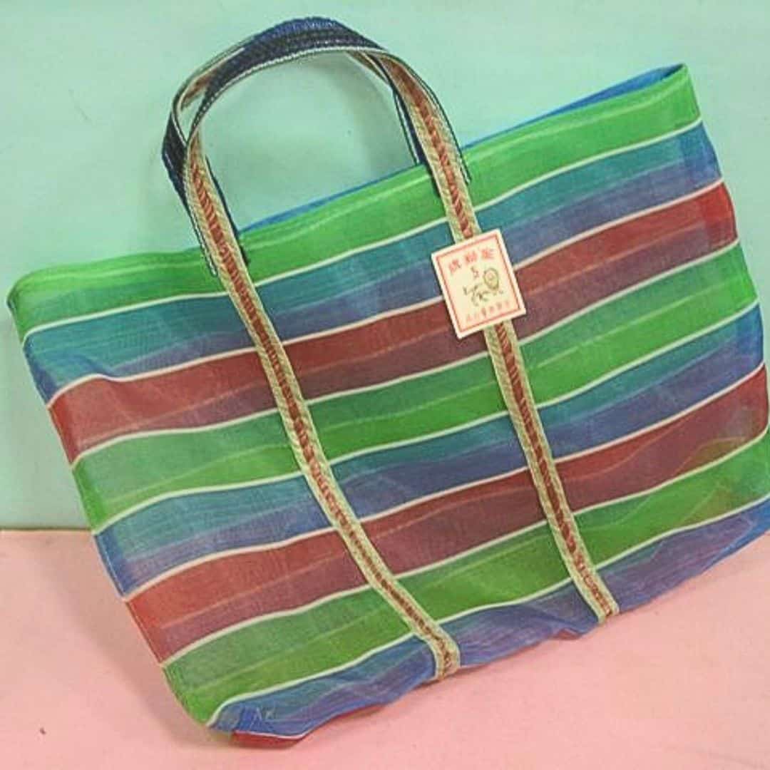 B7525 金獅牌塑膠短耳手提袋 5號