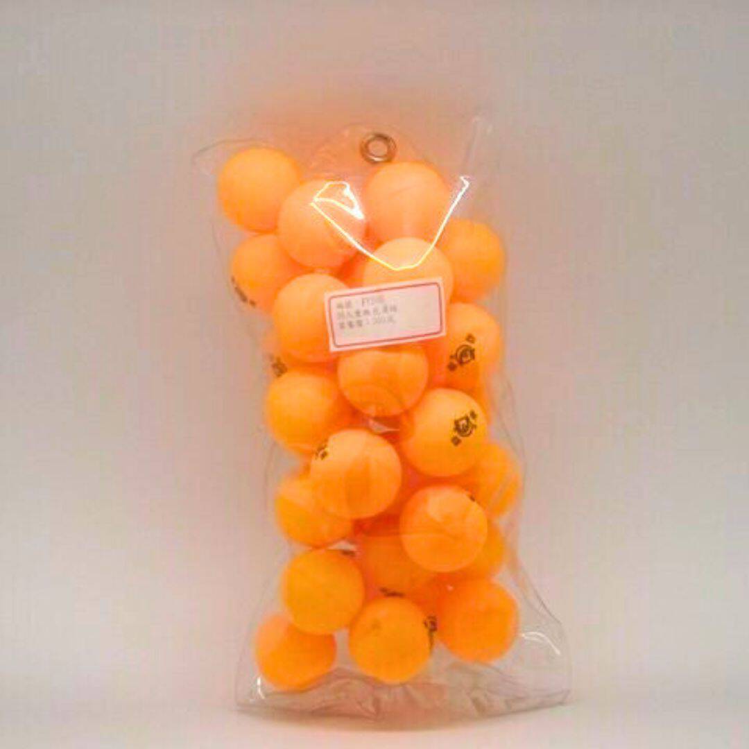 FY200A 益青桌球量販包 橘色 36入