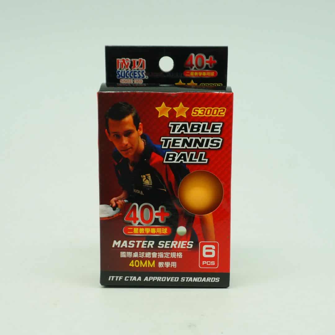 FY206 成功二星桌球 橘色 6入