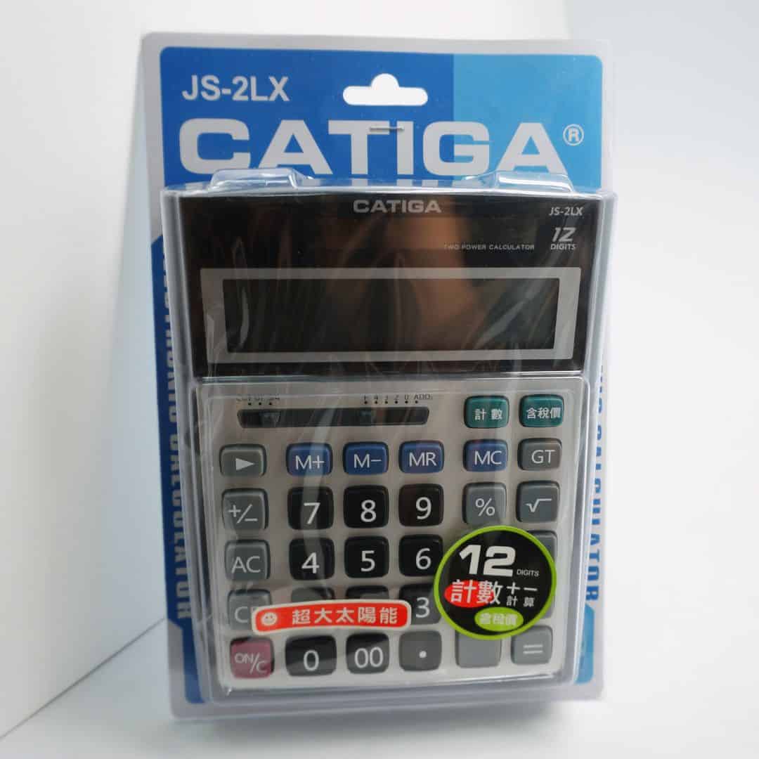 R0731 CATIGA超大太陽能計算機 含稅價計算 12位數