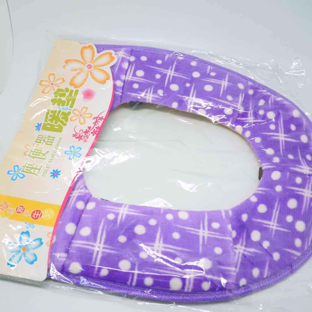 R2069 百家益毛毯圓點馬桶墊