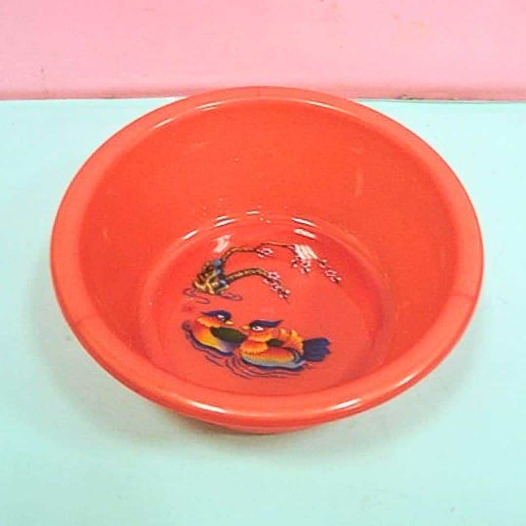 W30572 力銘塑膠印花浴盆 20cm