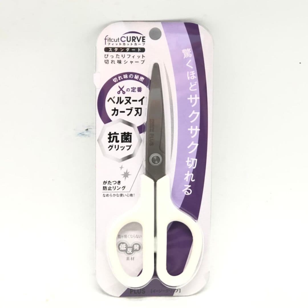 Y43814C PLUS抗菌剪刀 白色