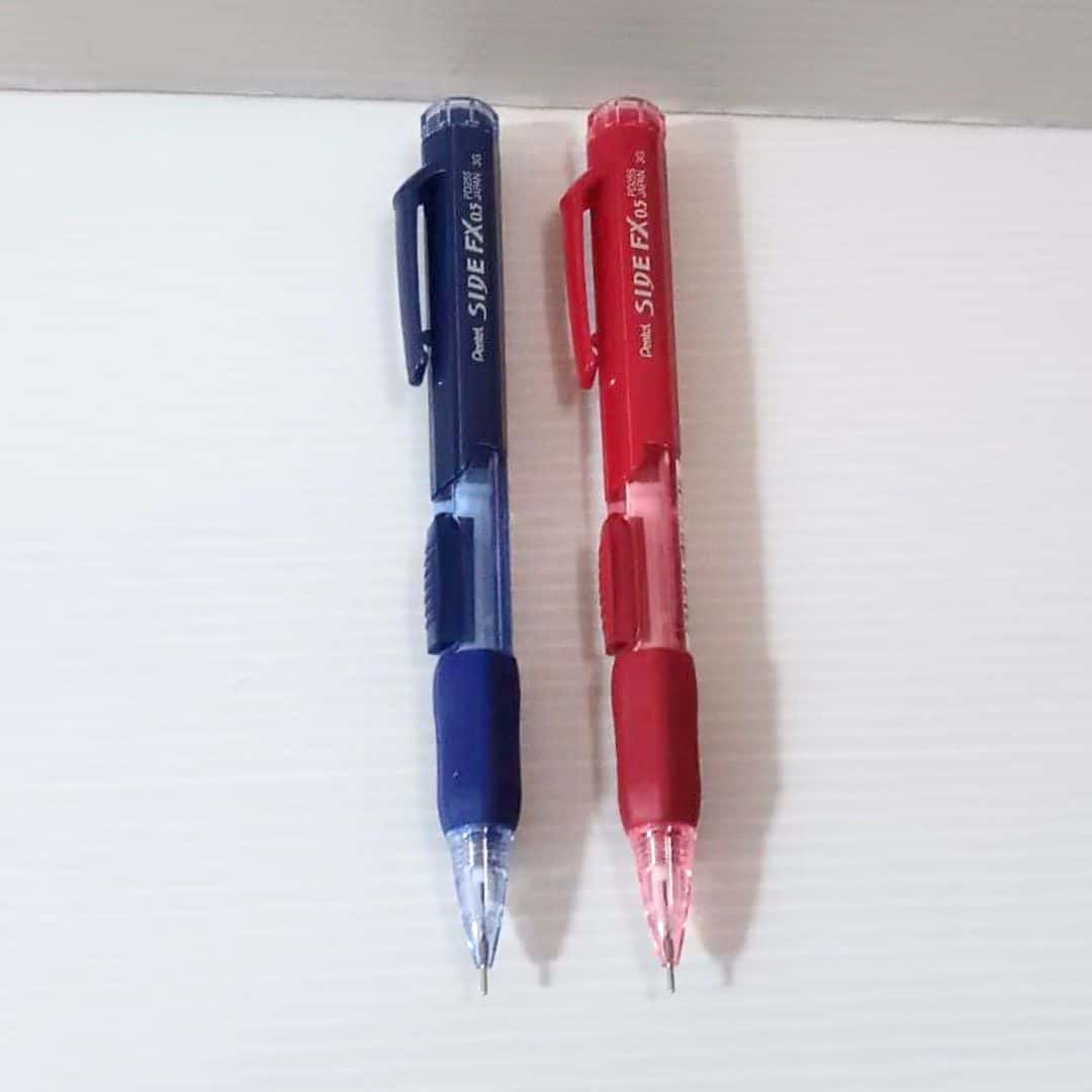 W6110 飛龍側壓自動筆 0.5mm 紅/藍/黑