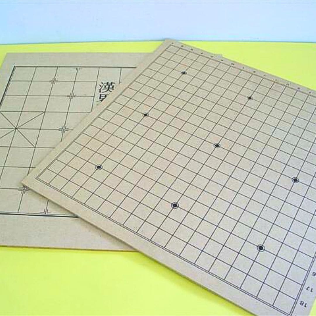 Y92002 信億圍棋．象棋 木製兩用棋板