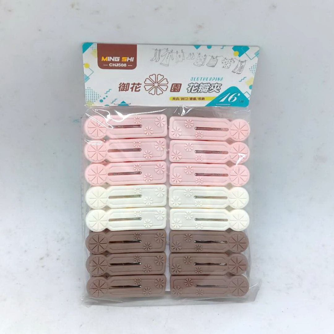 P9456 名仕御花園花瓣夾 16入