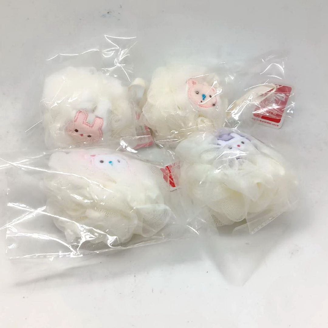 B241628 粉彩小兔玩偶沐浴球