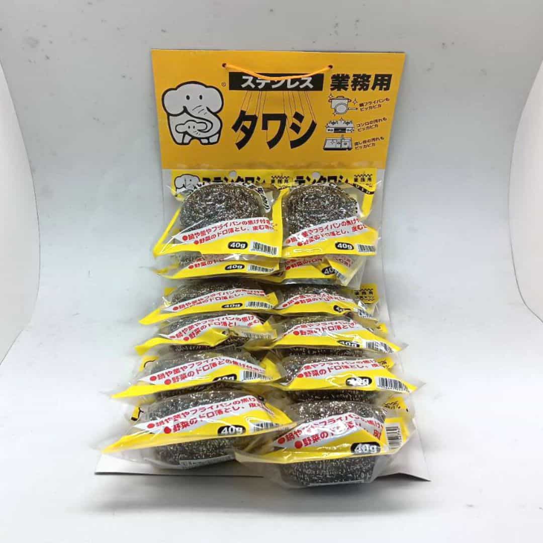 B24706 日式不銹鋼鋼絲球 40g