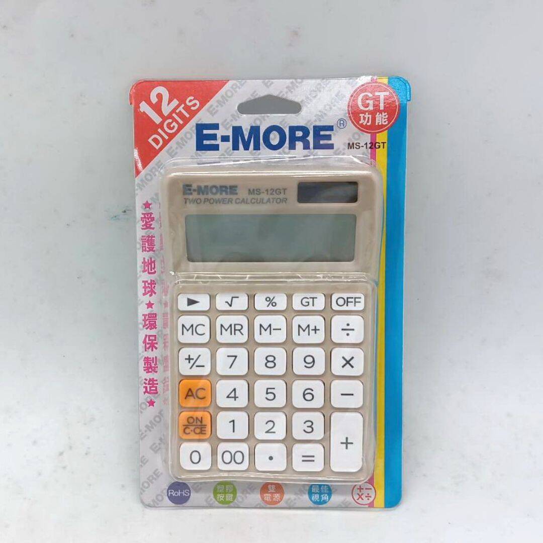 R0748 E-MORE計算機 12位數