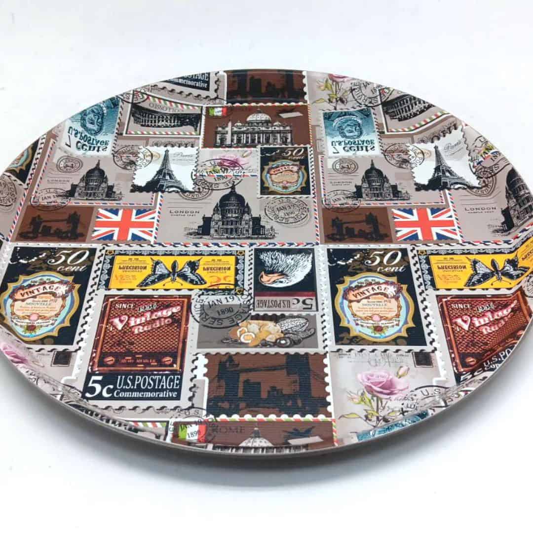R28487 名仕享好食防滑托盤 圓型 大款 直徑35cm