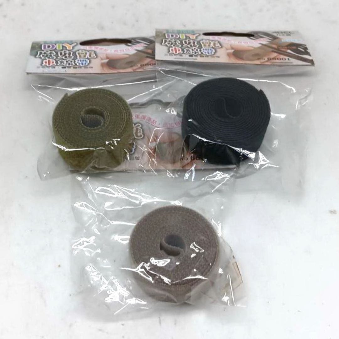 XY50774A 力大DIY魔鬼氈束線帶 黑色 100cm