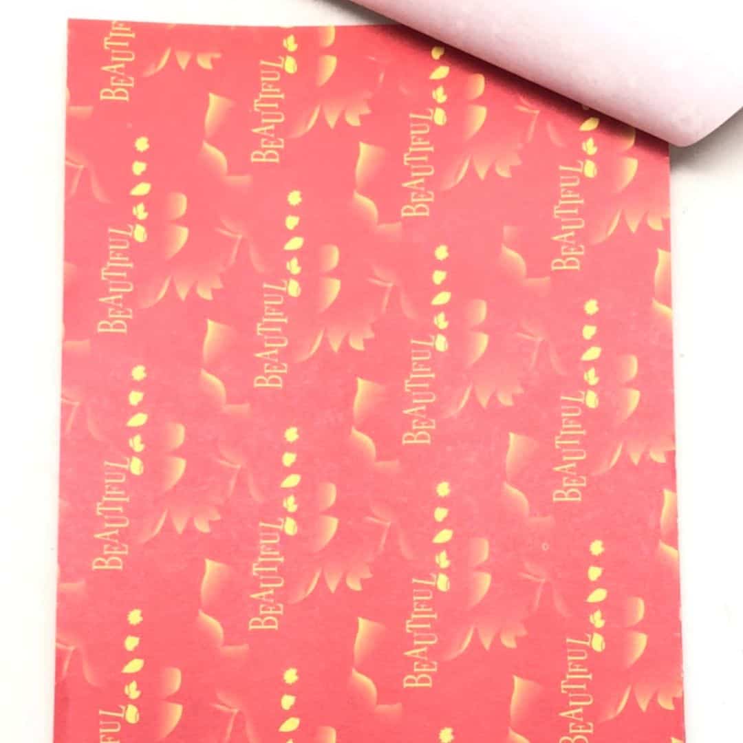 L52-A14 協慶彩色包裝紙 90入