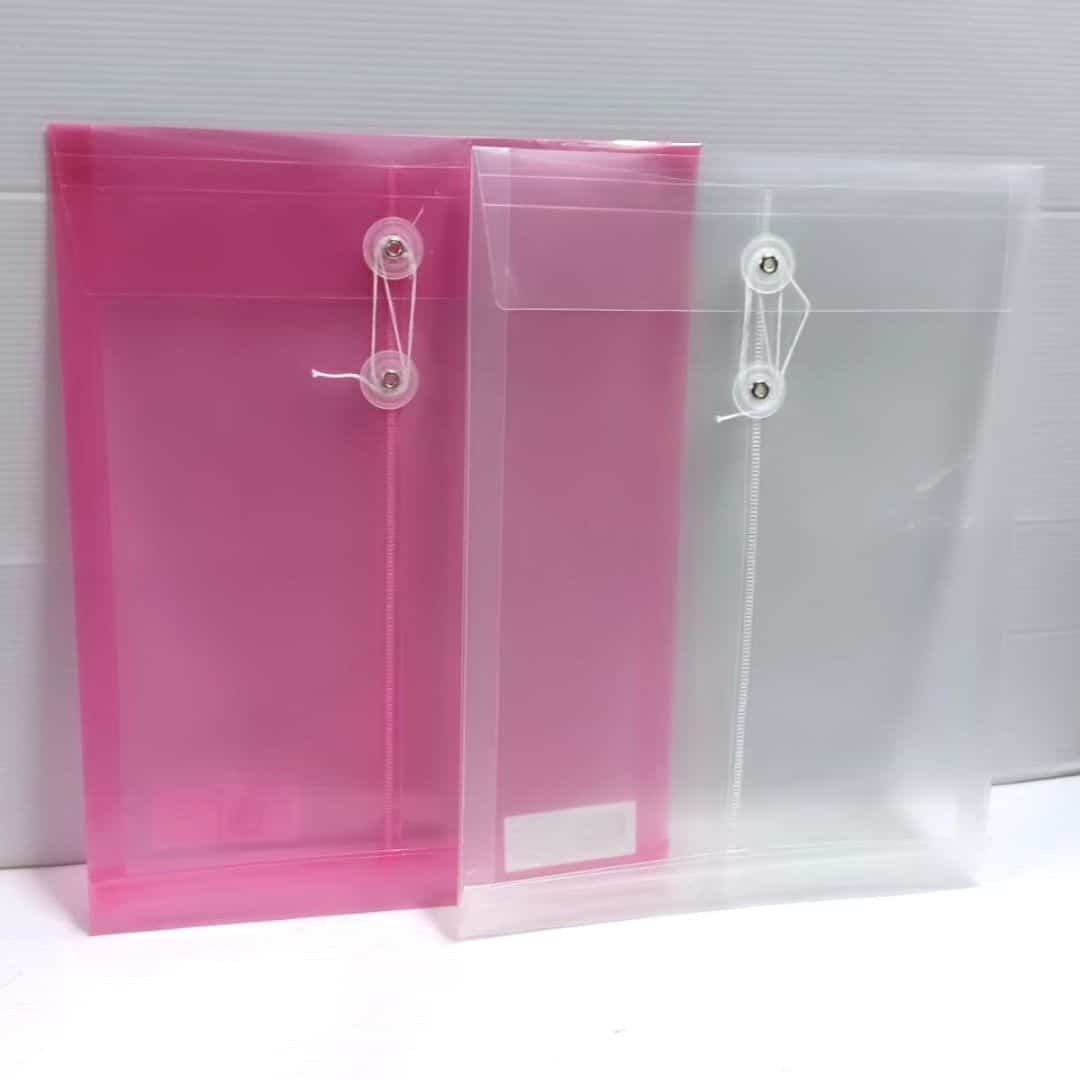 L671R 附繩公文袋 A4  直式 紅色