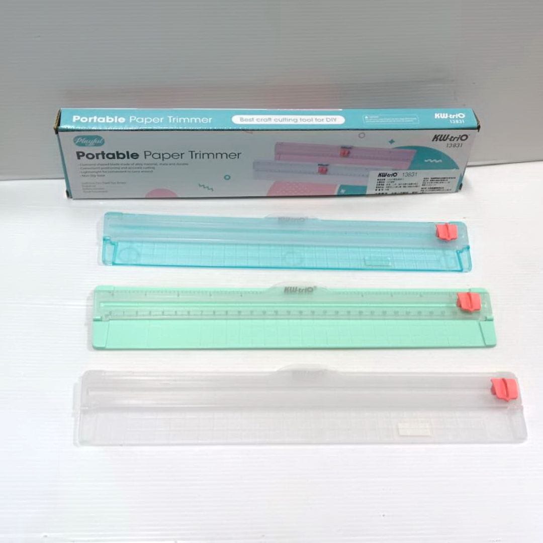 L7167B KW-triO迷你輕型裁紙刀 A4 綠色