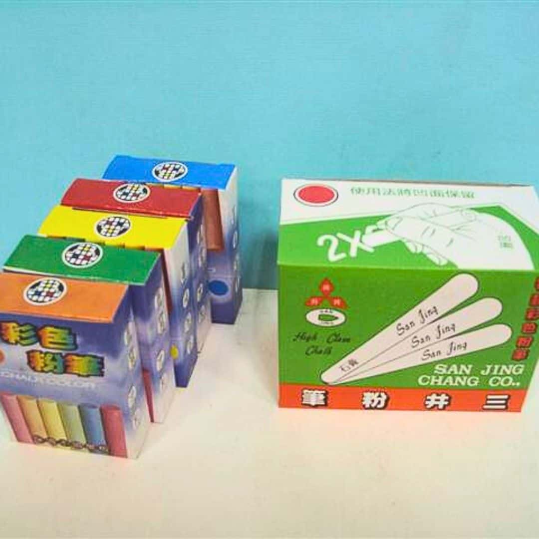 L903A 三井粉筆 紅色 5小盒入