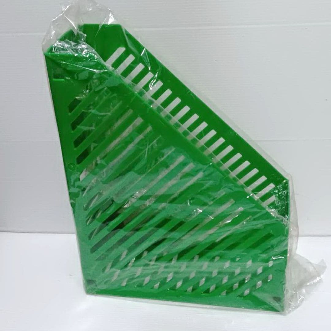R8618G 宏文一體成型雜誌架 綠色 25x9x31.5cm