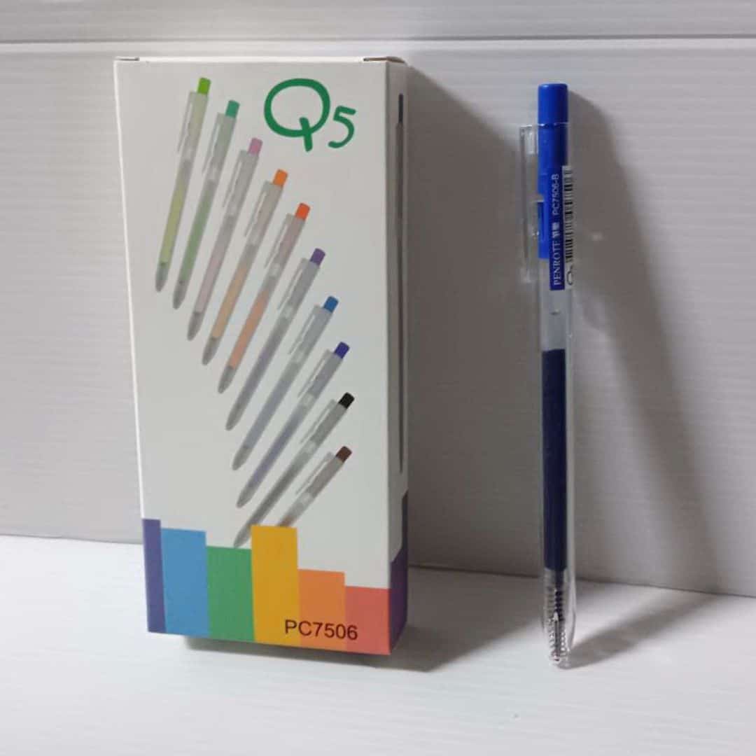 T0302B 筆樂Q5跳動中性筆 0.5mm 藍色