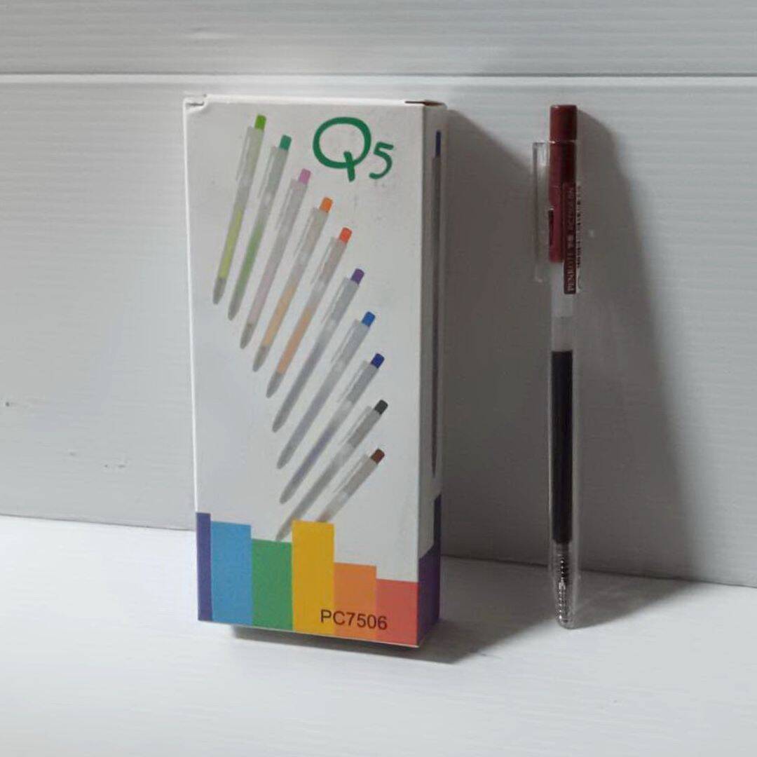 T0302BN 筆樂Q5跳動中性筆 0.5mm 咖啡色