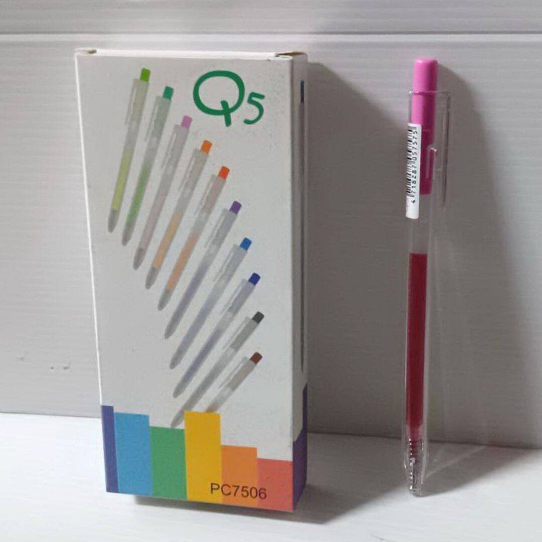 T0302PK 筆樂Q5跳動中性筆 0.5mm 粉紅色