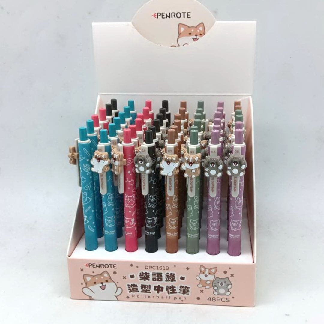 T03066B 筆樂柴語錄造型中性筆 0.5mm 藍墨 藍桿