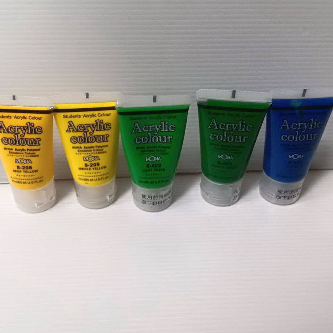 W102-208 MONA壓克力水彩 25ml 深黃色