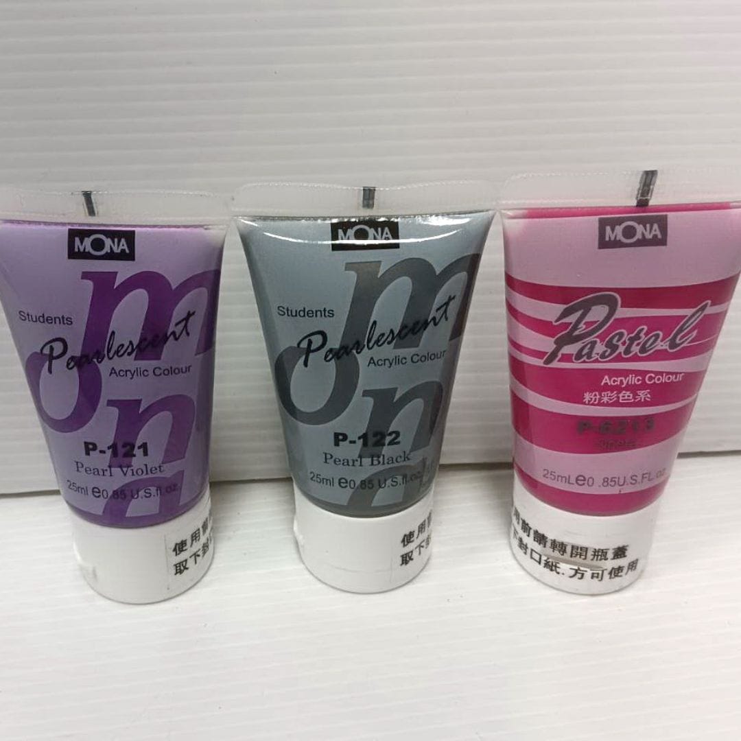 W104-121.122.6213 珠光壓克力顏料 P121珍珠紫-4 W104-121 MONA壓克力顏料 珠光款 25ml 珍珠紫色