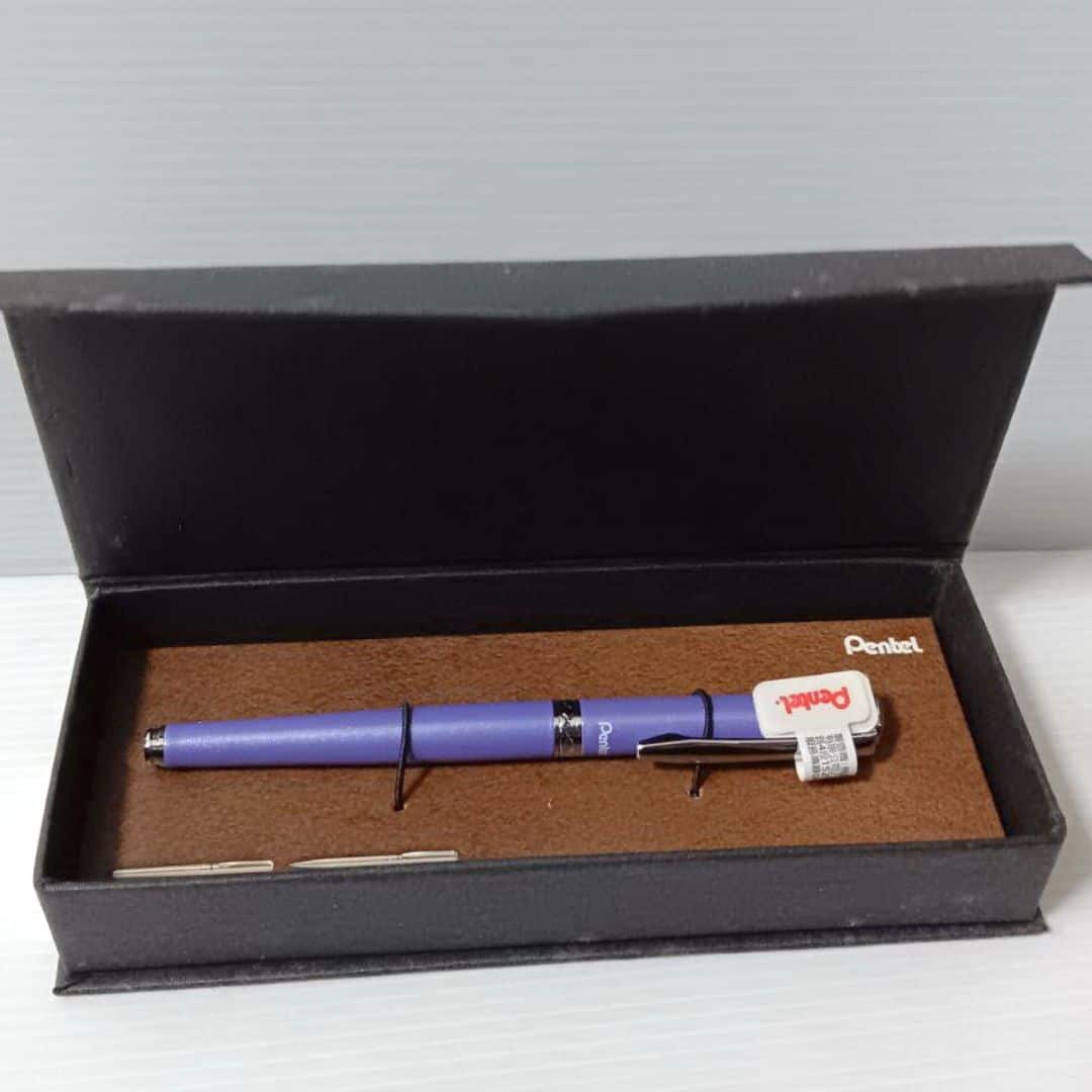 W61589E 飛龍金屬中性筆 0.7mm 黑墨 紫桿