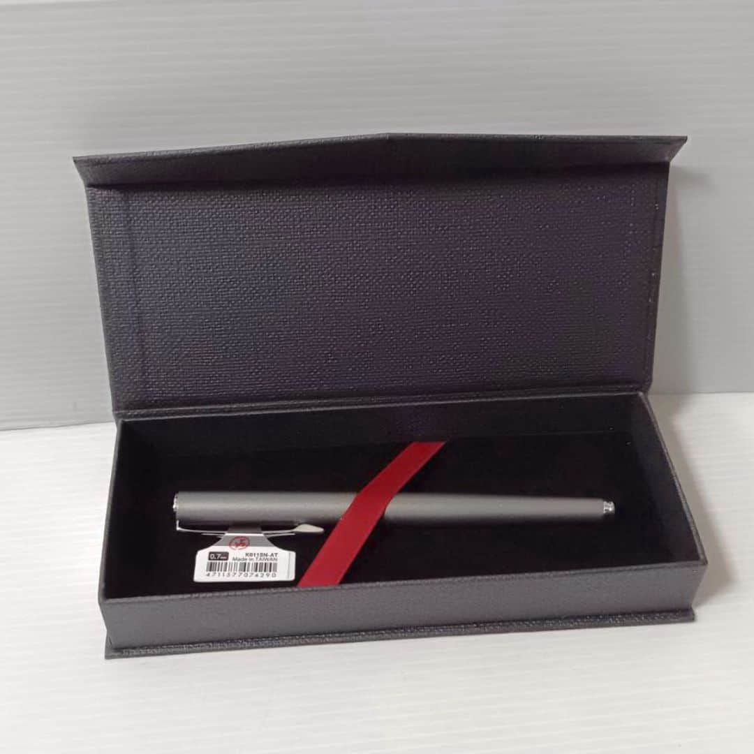 W61589H 飛龍金屬中性筆 0.7mm 黑墨 消光灰桿