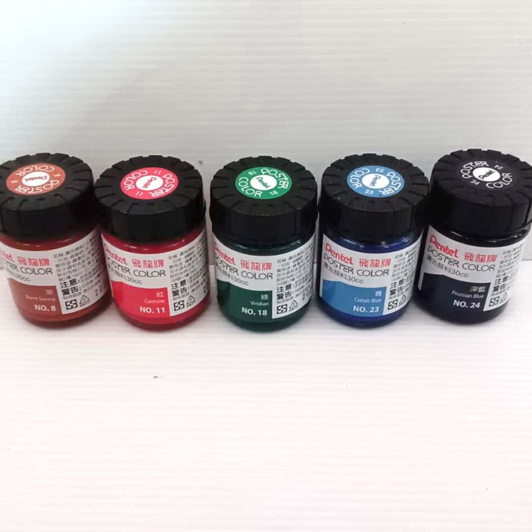 W6288-08 飛龍廣告顏料 30ml 茶色