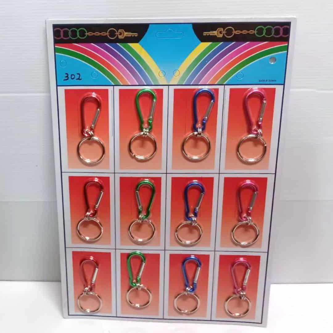 K9156 彩色鉤環鎖圈