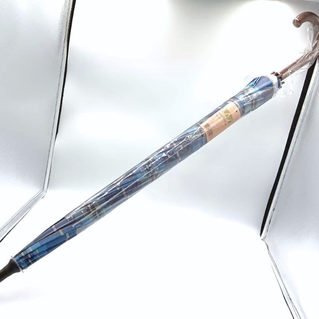 R05533 遠雄纖維圓頭直傘 方格款