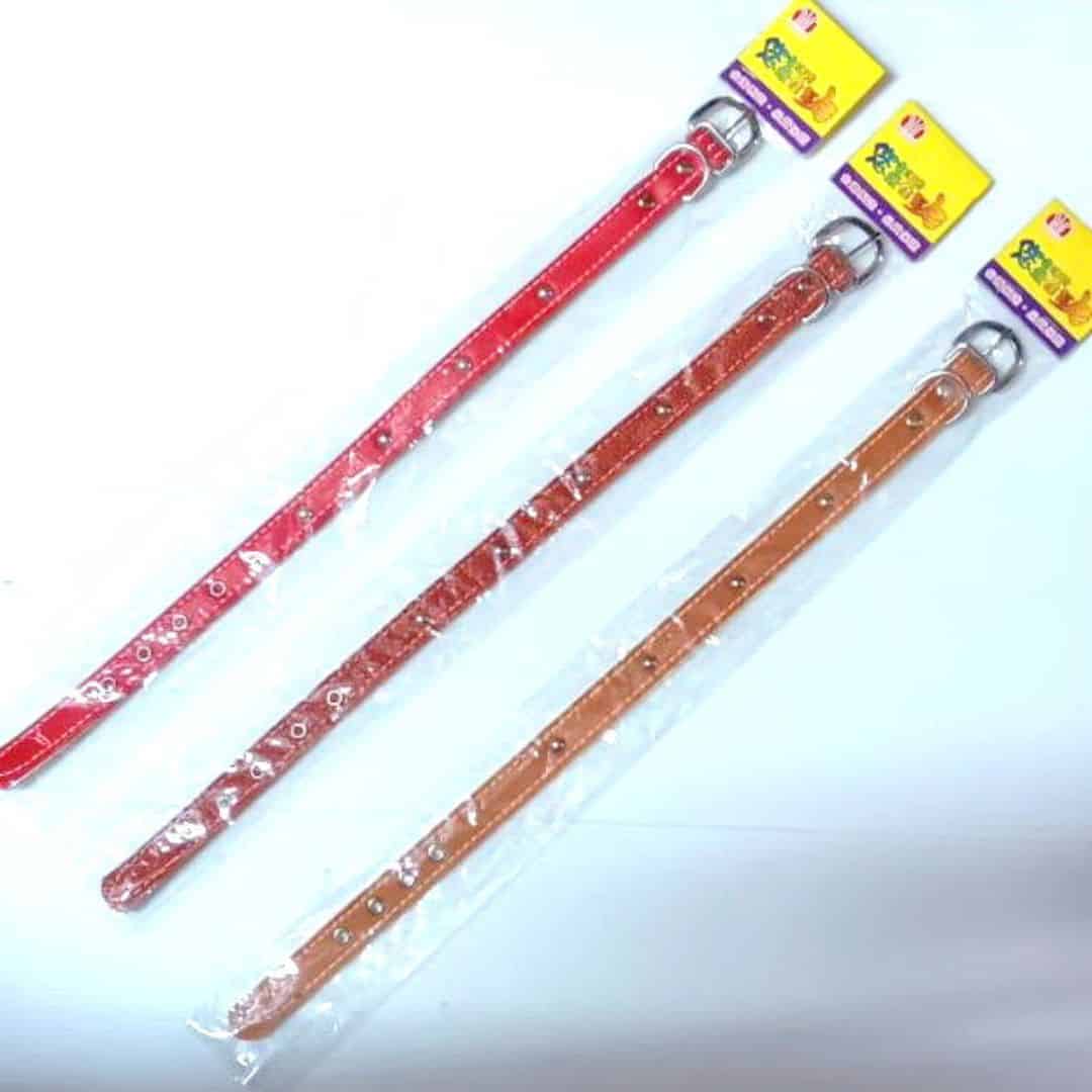 R1031 汶澄皮製雙層狗皮帶 中款