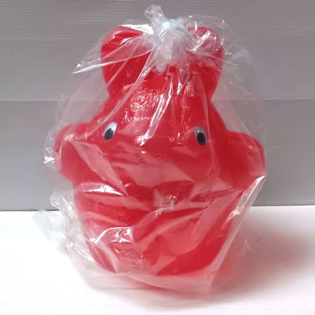 W3090 塑膠透明龍貓撲滿 大款