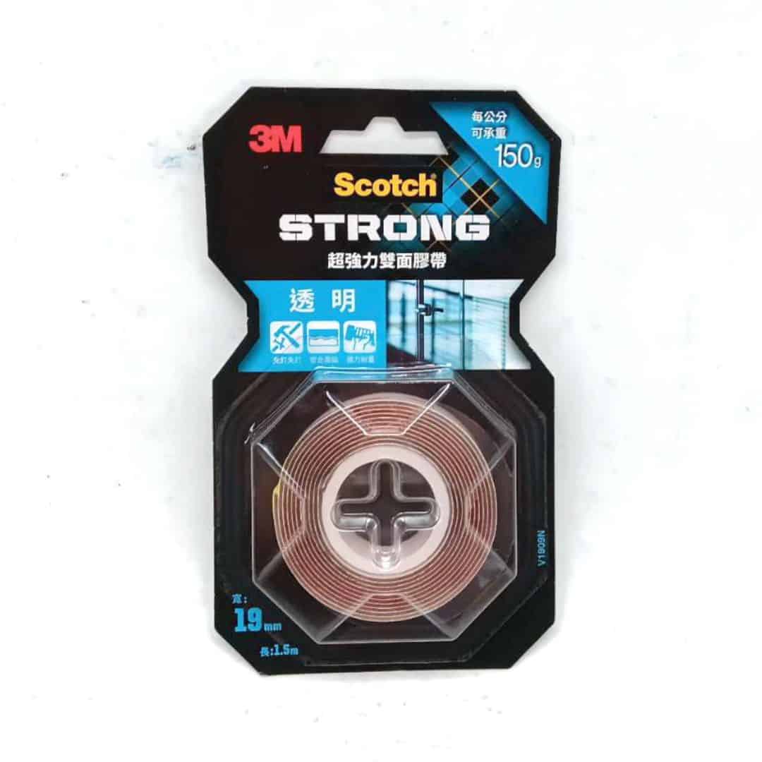 X3491 3M超強力雙面膠帶 透明款 19mmx1.5m