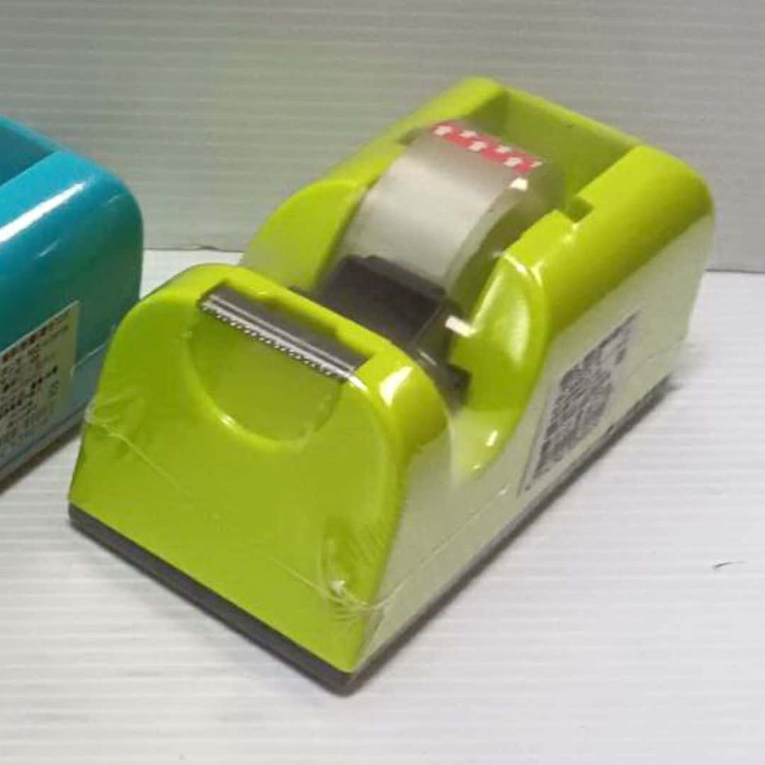 Y80003C 力大TD5迷你膠帶台 附膠帶 綠色