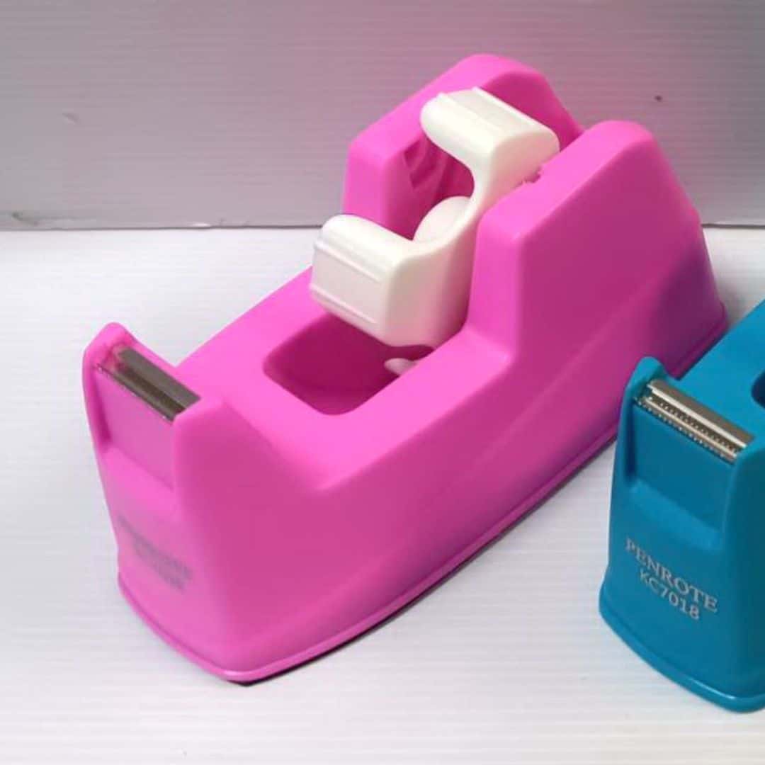 Y80014A 筆樂兩用膠帶台 紅色