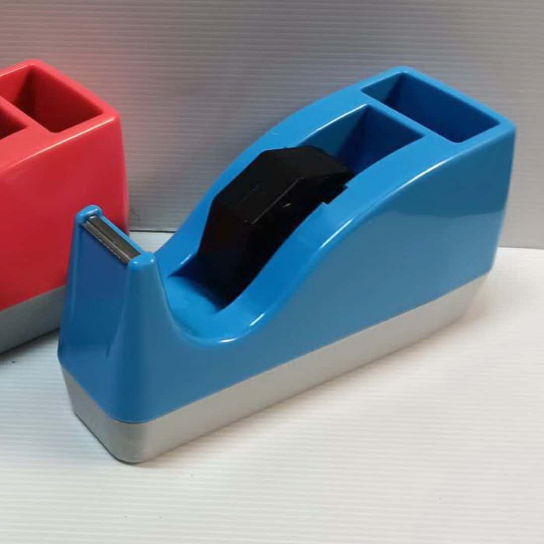 Y80017B 力大TD120雙色膠帶台 藍+灰色