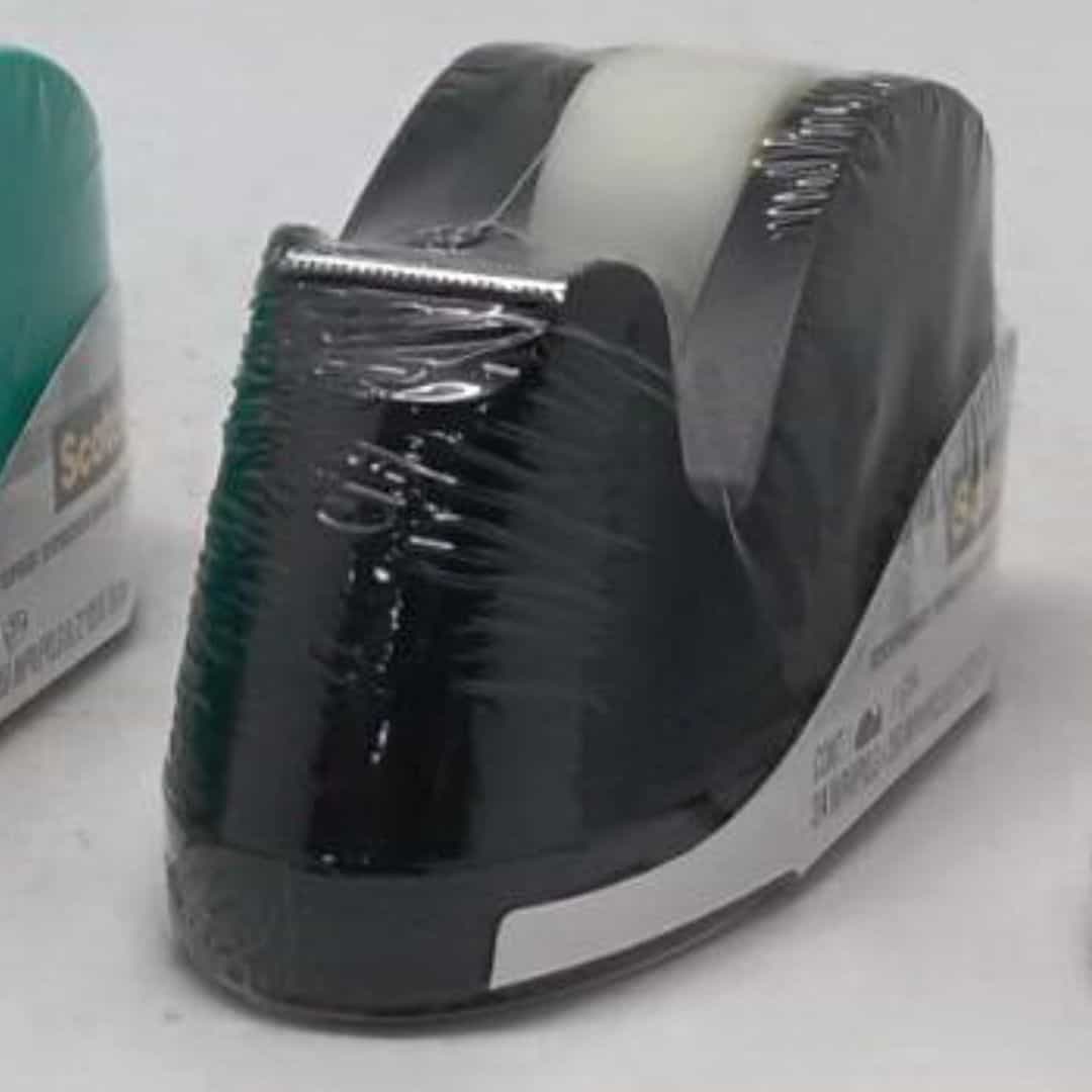 Y80018A 3M美式巧兔膠台 附膠帶 黑色