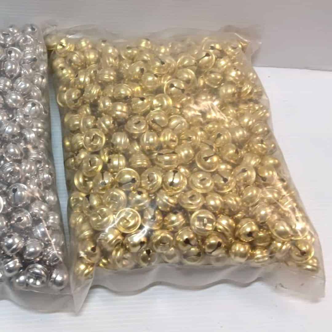 Y90002B 力大5分鈴鐺 18mm 金色 500入