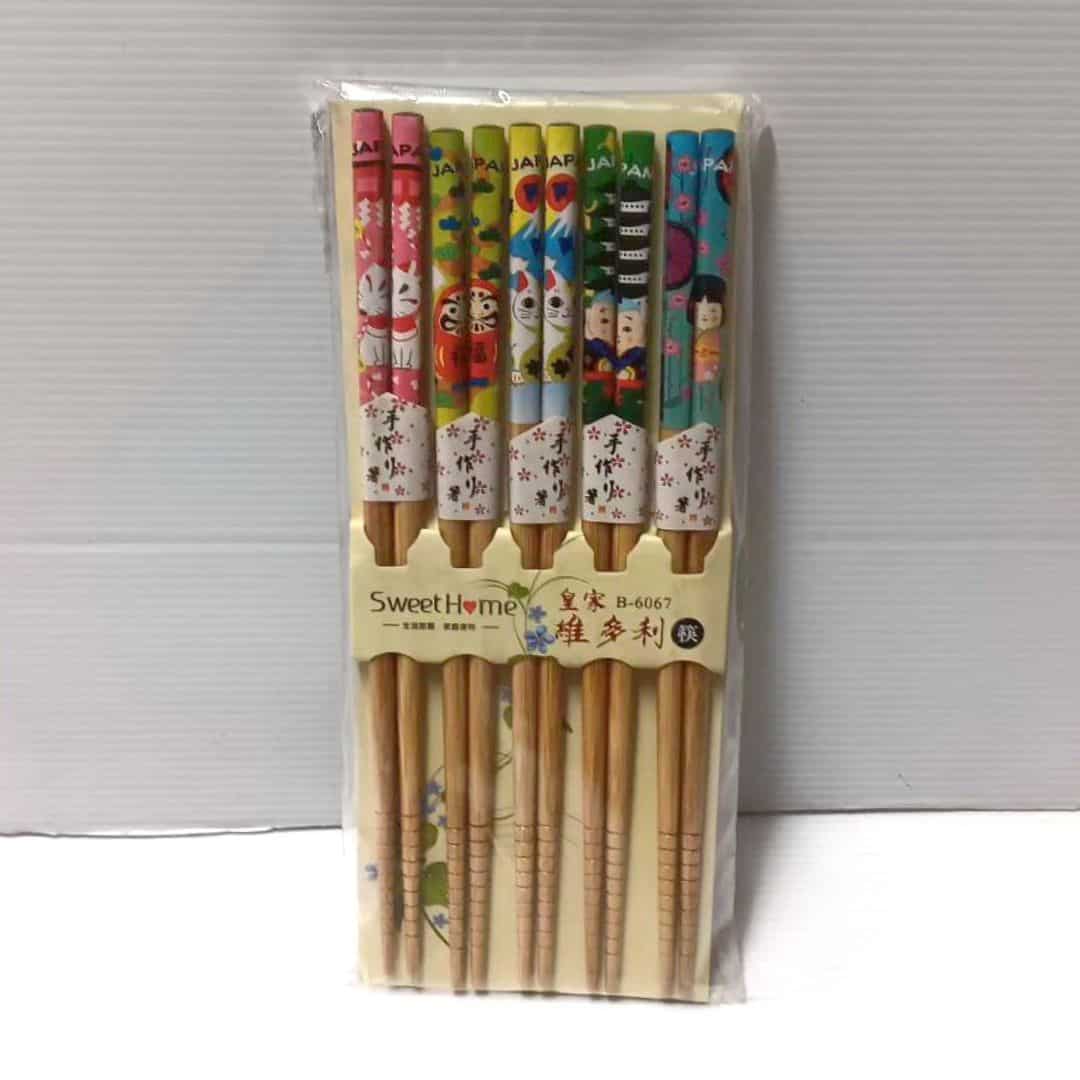 B58036 維多利筷10雙包 B6067-3 B58036 SweetHome維多利筷 22.5cm 10雙