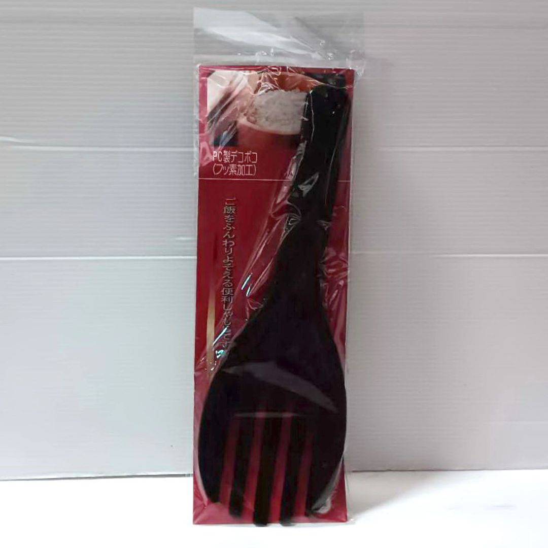 B59021B 廚獅營業用飯叉 超大款 黑色 27cm