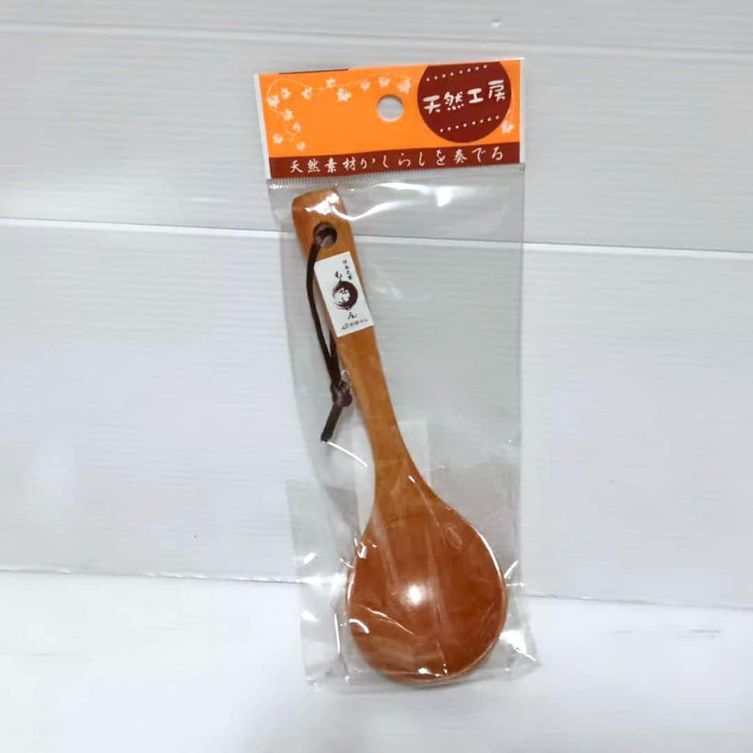 B60072 天然工房原木灣勺 小款 18cm