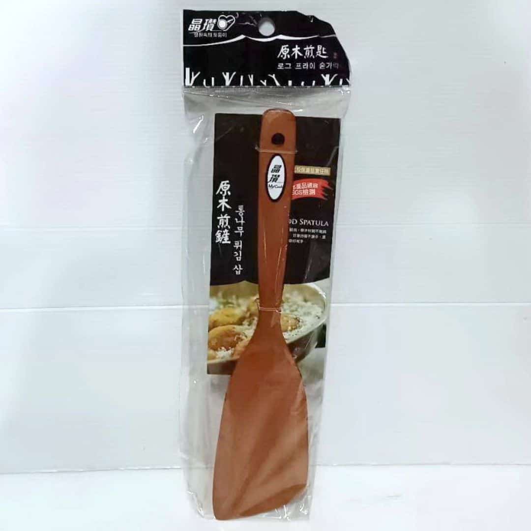 B60077 晶鑽職人原木斜煎鏟 33cm
